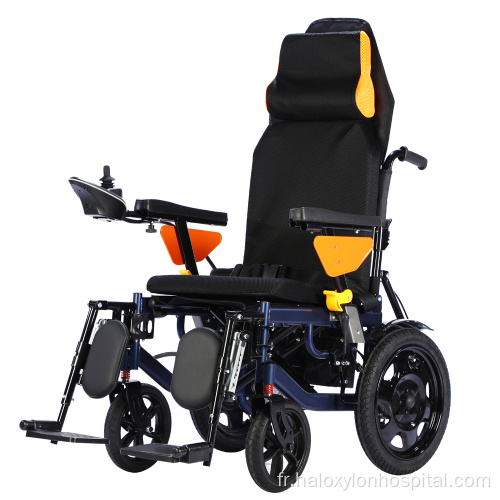 Équipement de réhabilitation Moteur Allongez-vous en fauteuil roulant électrique